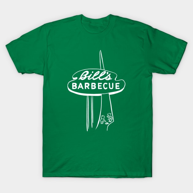 Bills Barbecue Sign T-Shirt by sombreroinc